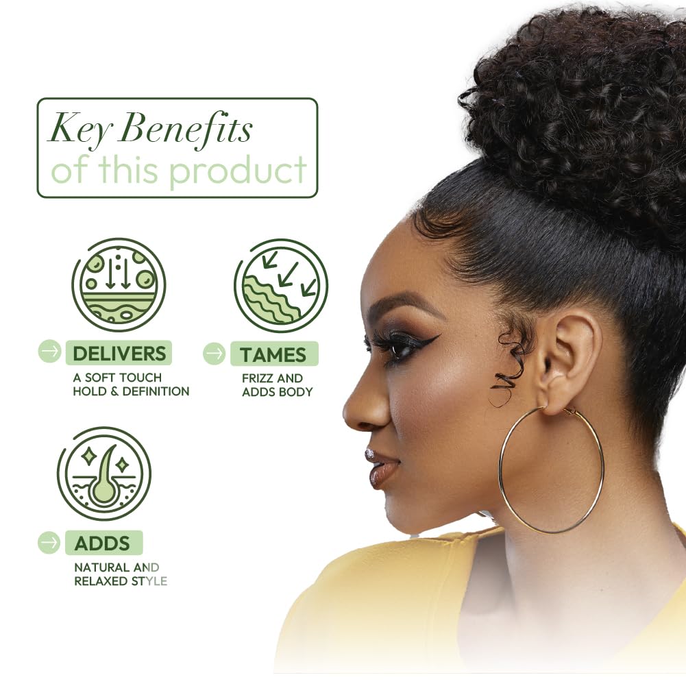 ORS Olive Oil Wrap Set Mousse & Moisturizing Hair Lotion with Castor & Coconut Oil (2 Piece Set)