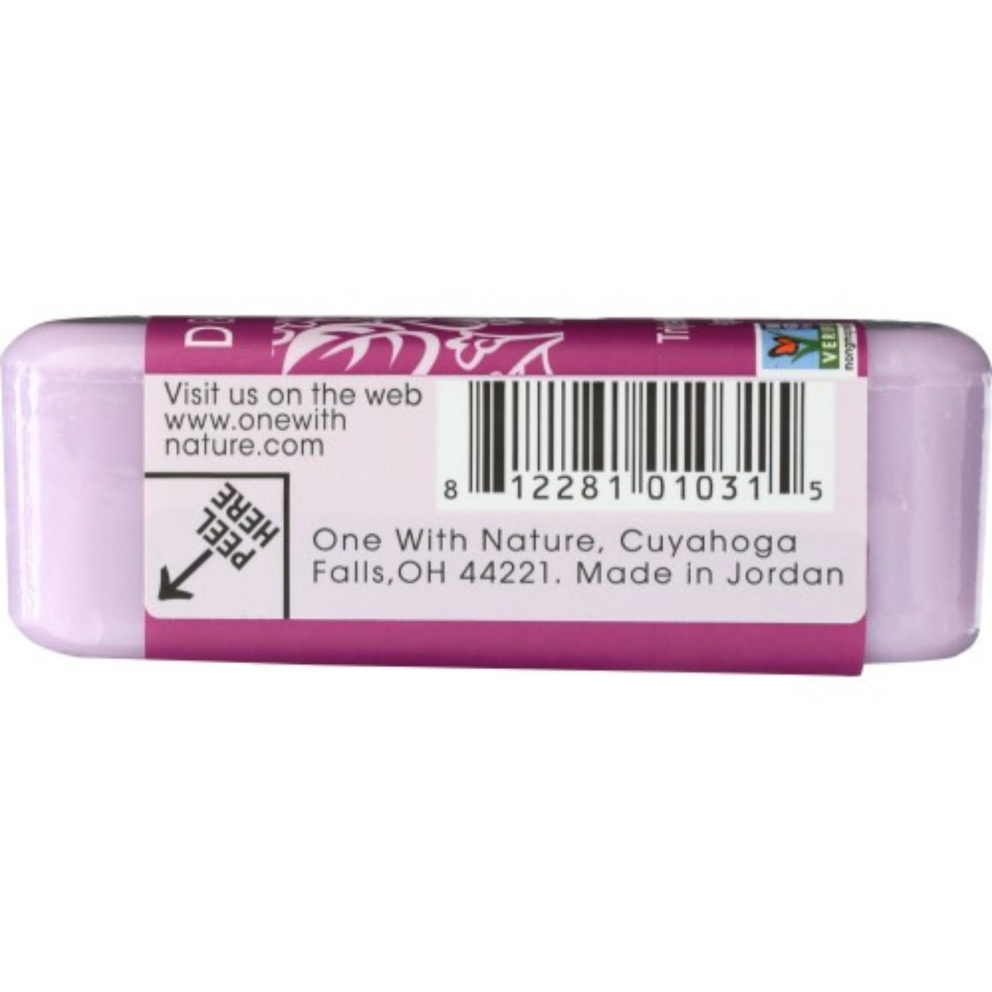 One With Nature Dead Sea Bar Soap Lilac 7 Oz