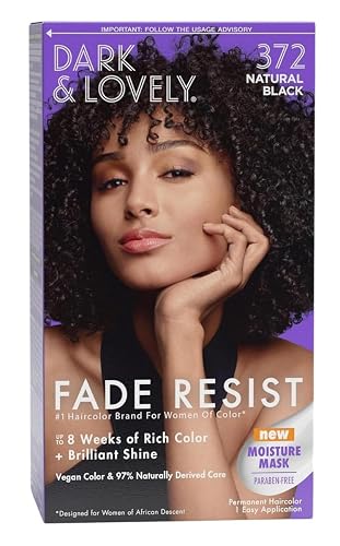 Dark & Lovely Color #372 Natural Black (2 Pack)
