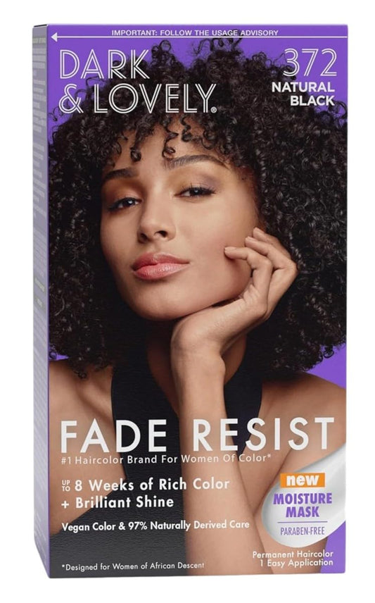 Dark & Lovely Color #372 Natural Black (3 Pack)
