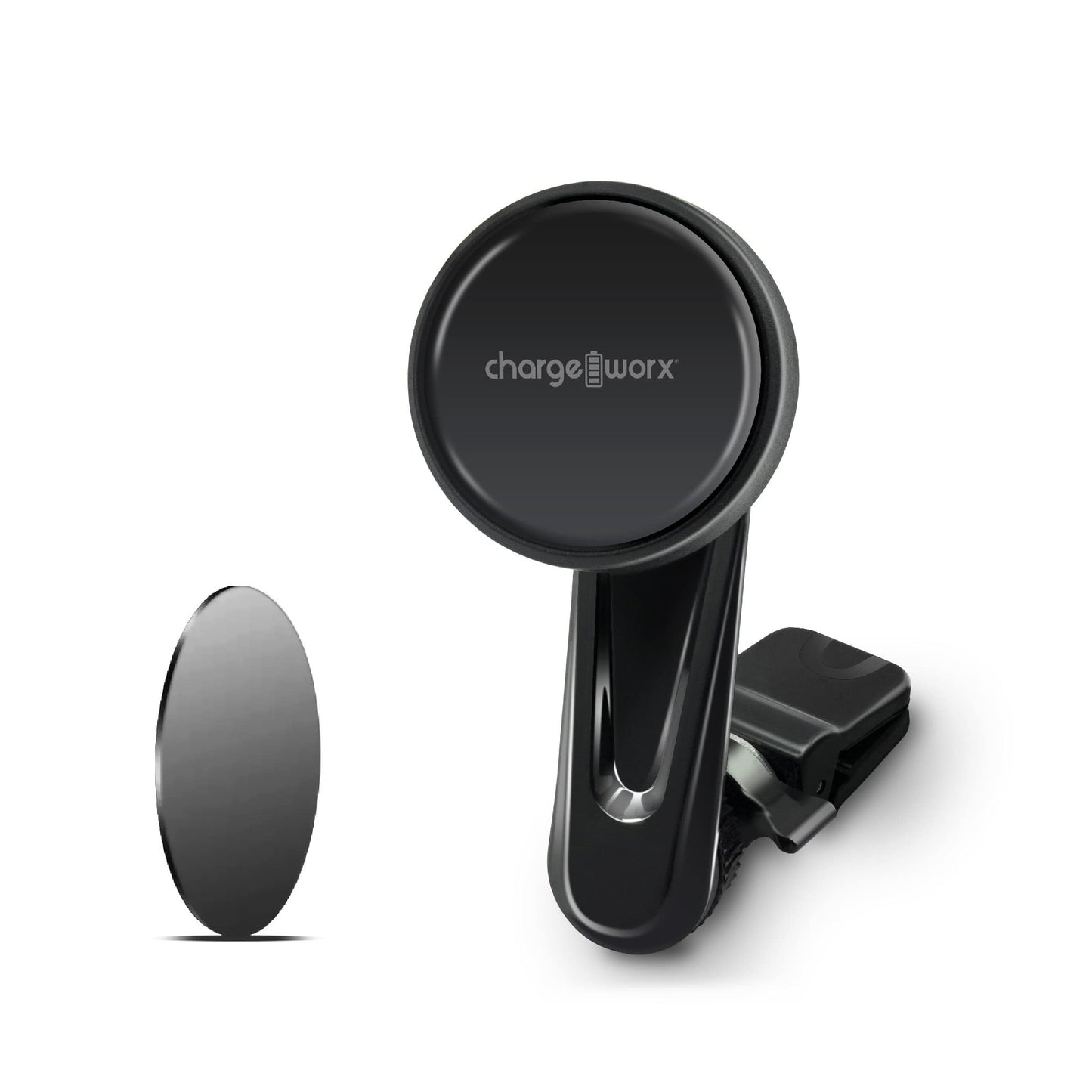 CHARGEWORX Magnetic Car-Vent Phone Mount, Universal Phone Holder with Secure Lock and Quick Release, Adjustable Arm, 360-Degree Rotating Capability…