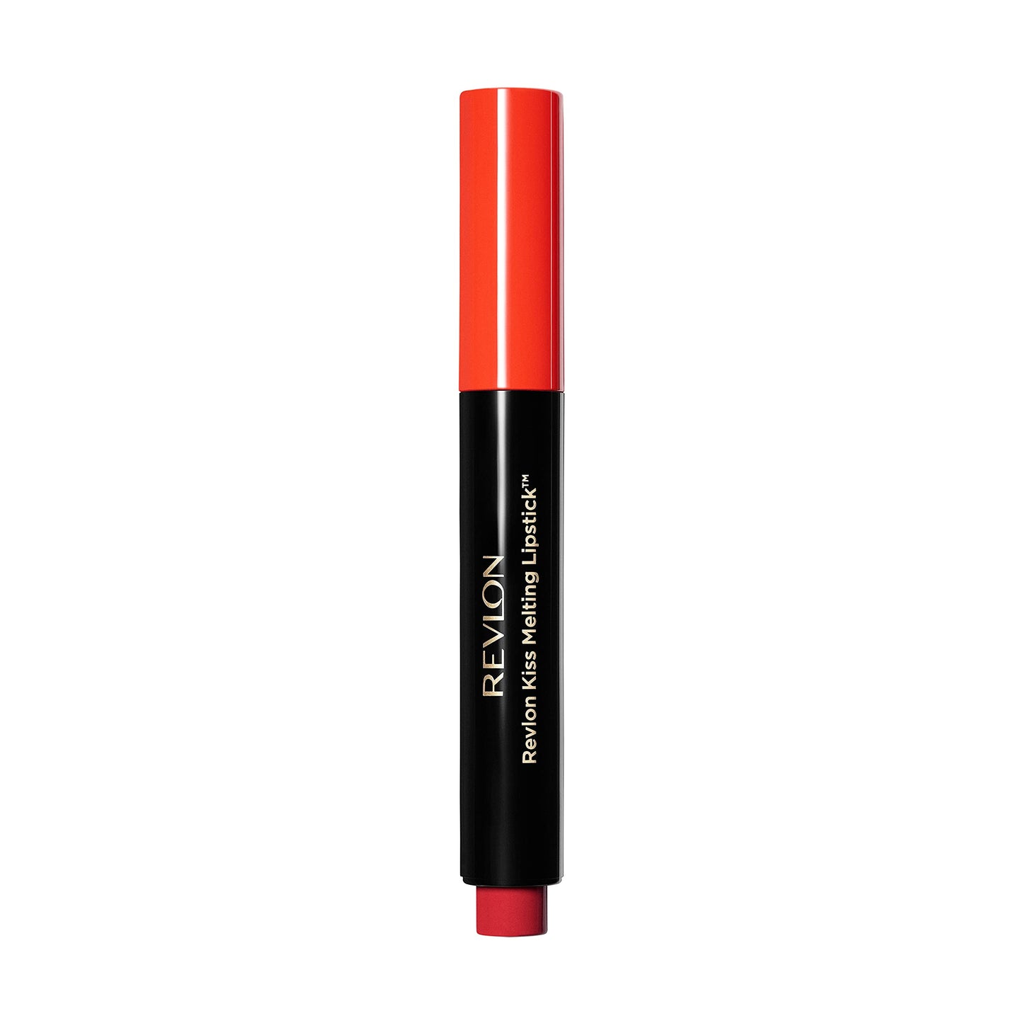 Revlon x WW84 Wonder Woman Kiss Melting Shine Lipstick, Moisturizing Non-Sticky Lipcolor with Coconut Oil and Shea Butter, in Red, 001 Courageous