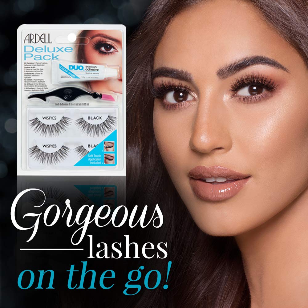 Ardell Deluxe Pack Wispies with Applicator, #68947, 0.07 Pound