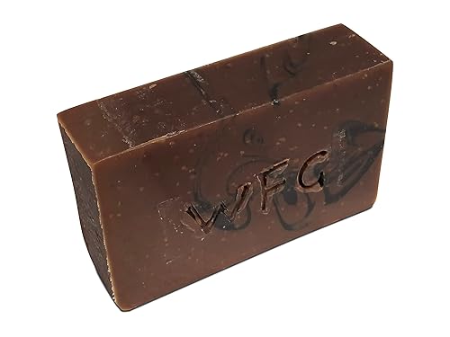 WFG WATERFALL GLEN SOAP COMPANY, LLC, Mistique, sandalwood, patchouli and spices bath soap, body soap, natural vegan soap enriched with kokum butter