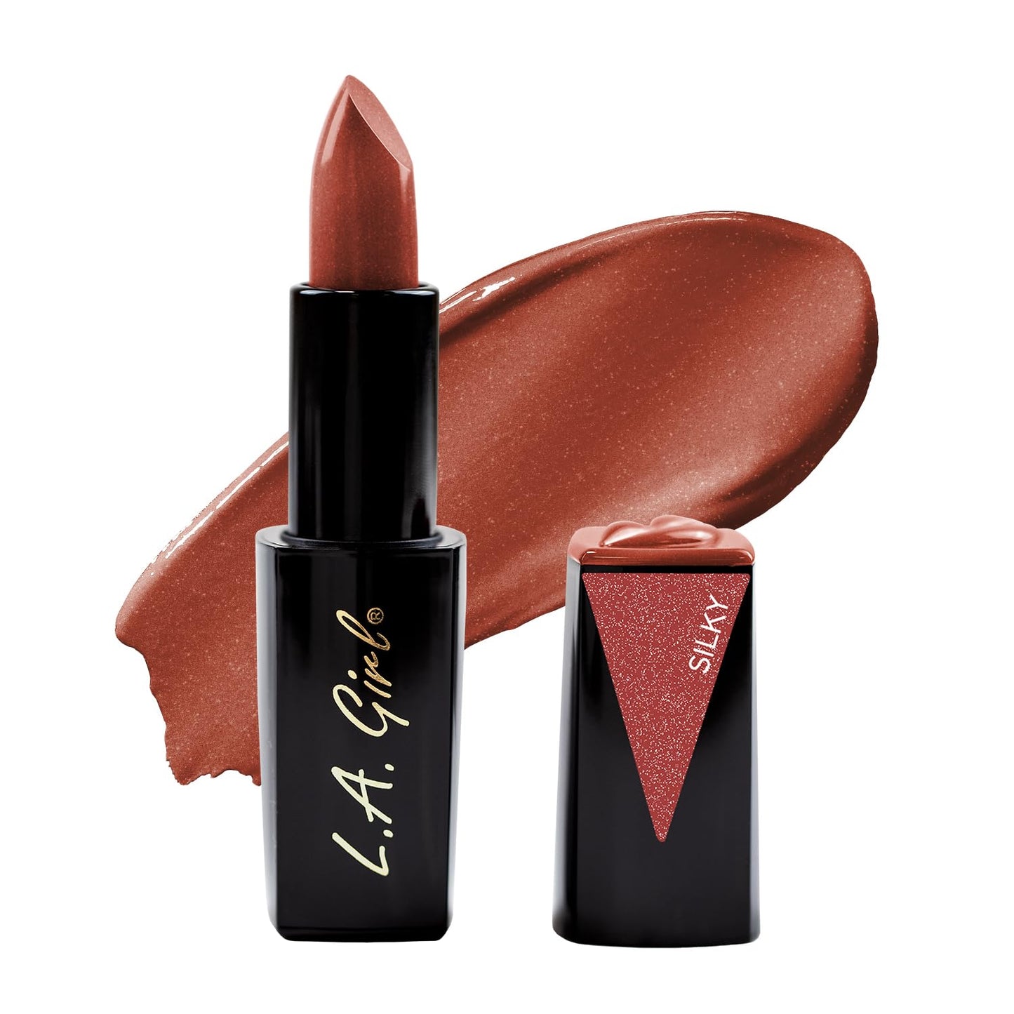 L.A. Girl Lip Attraction Lipstick, Silky GLC595