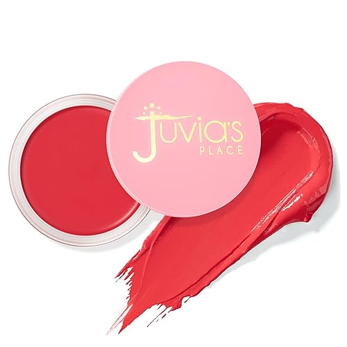 Juvia's Place Blushed Cream Blush - Wild Rose - Multi-Purpose Cream Blush for Cheeks & Lips - 2in1 Formula, Smooth Blendable Texture for a Soft Dewy
