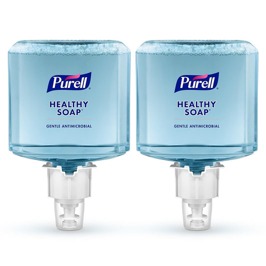 PURELL Brand HEALTHY SOAP 0.5% BAK Antimicrobial Foam, Lightly Fragranced, 1200 mL Refill for PURELL ES6 Automatic Soap Dispenser (Pack of 2) Beauty & Personal Care Purell