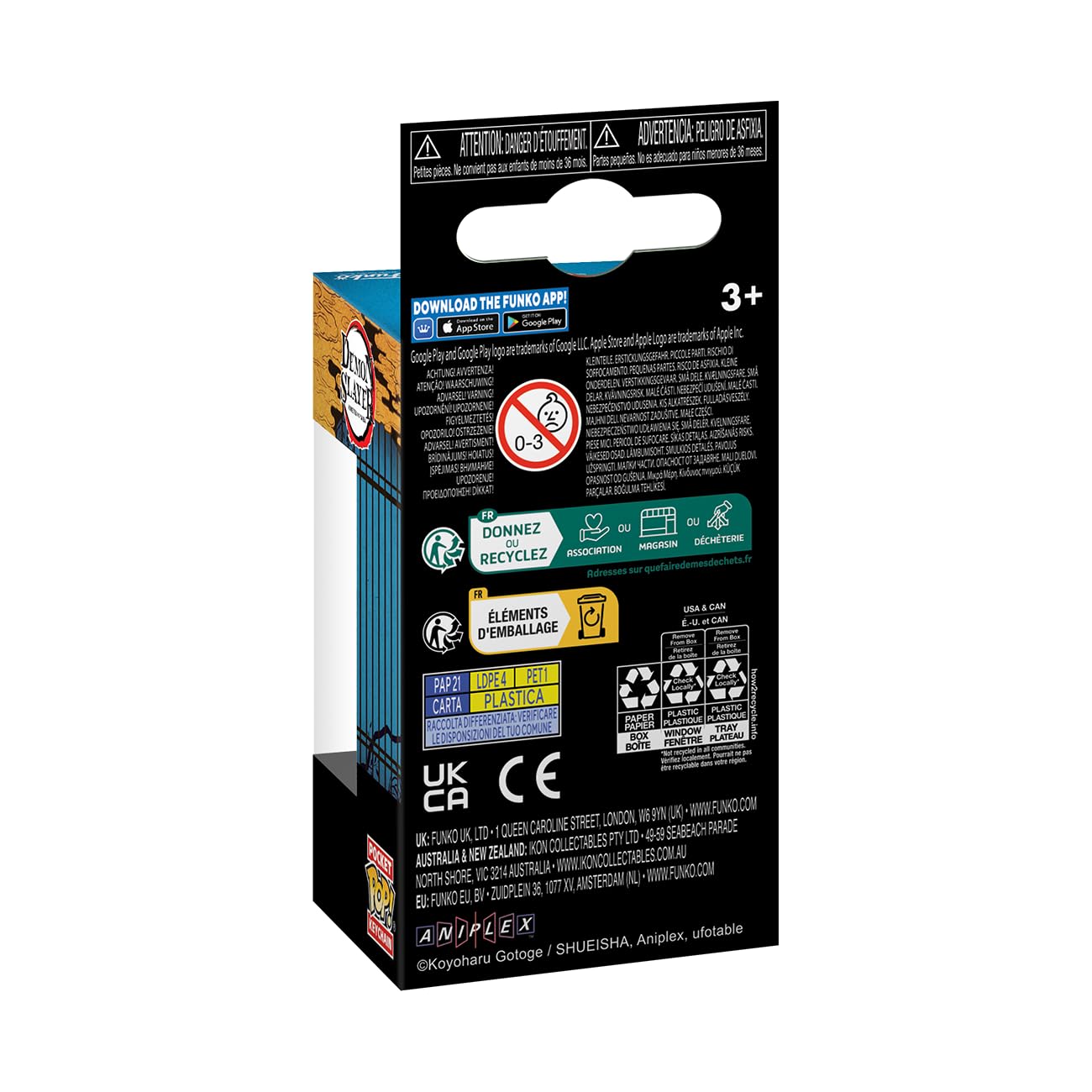 Funko POP! Keychain: Demon Slayer - Kanao Tsuyuri Novelty Keyring - Collectable Mini Figure - Stocking Filler - Gift Idea - Official Merchandise…