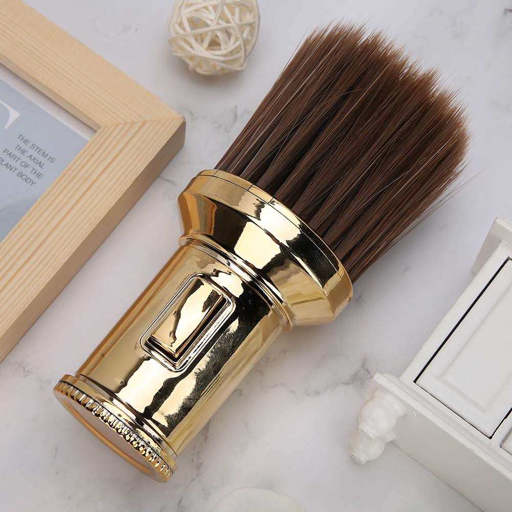 ZJchao Multifunctional Soft Light Hair Brush Shaving Tool for Barber Shop (Gold) Beauty and Personal Care ZJchao