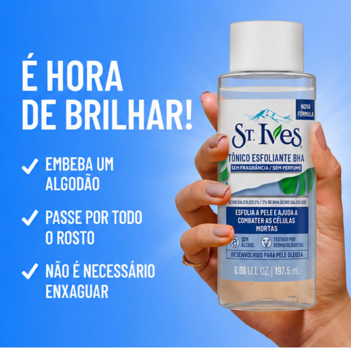 St Ives Fragrance Free Exfoliating Toner - 6.7 oz