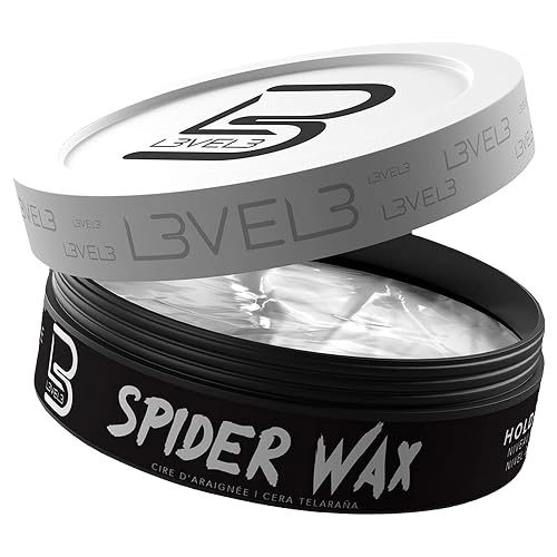 L3 Level 3 Spider Wax - Long Lasting and Strong Hold Improve your Hair Volume and Texture