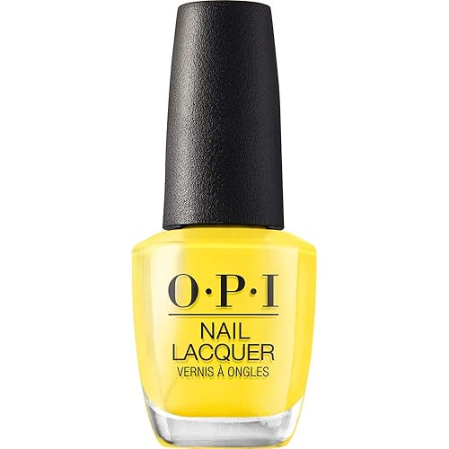 OPI Nail Lacquer Exotic Birds Do Not Tweet | Opaque Soft Yellow Crème Chip Resistant Nail Polish | Fiji Collection