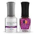 LeChat - Perfect Match Gel Polish - 40 Days In Rio - Purple and Pink Holographic Hexes and Pink Micro Glitter on a Sheer Orchid Base - (0.5 Ounce) Beauty & Personal Care LECHAT
