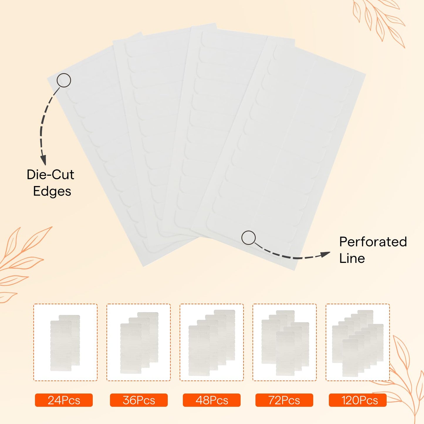 Full Shine Replacement Tape for Hair Extensions, Double Sided No-Residue Tape ins Adhesive Tabs for Weft Extensions, Strong Waterproof Hold for Daily Beauty and Personal Care Full Shine