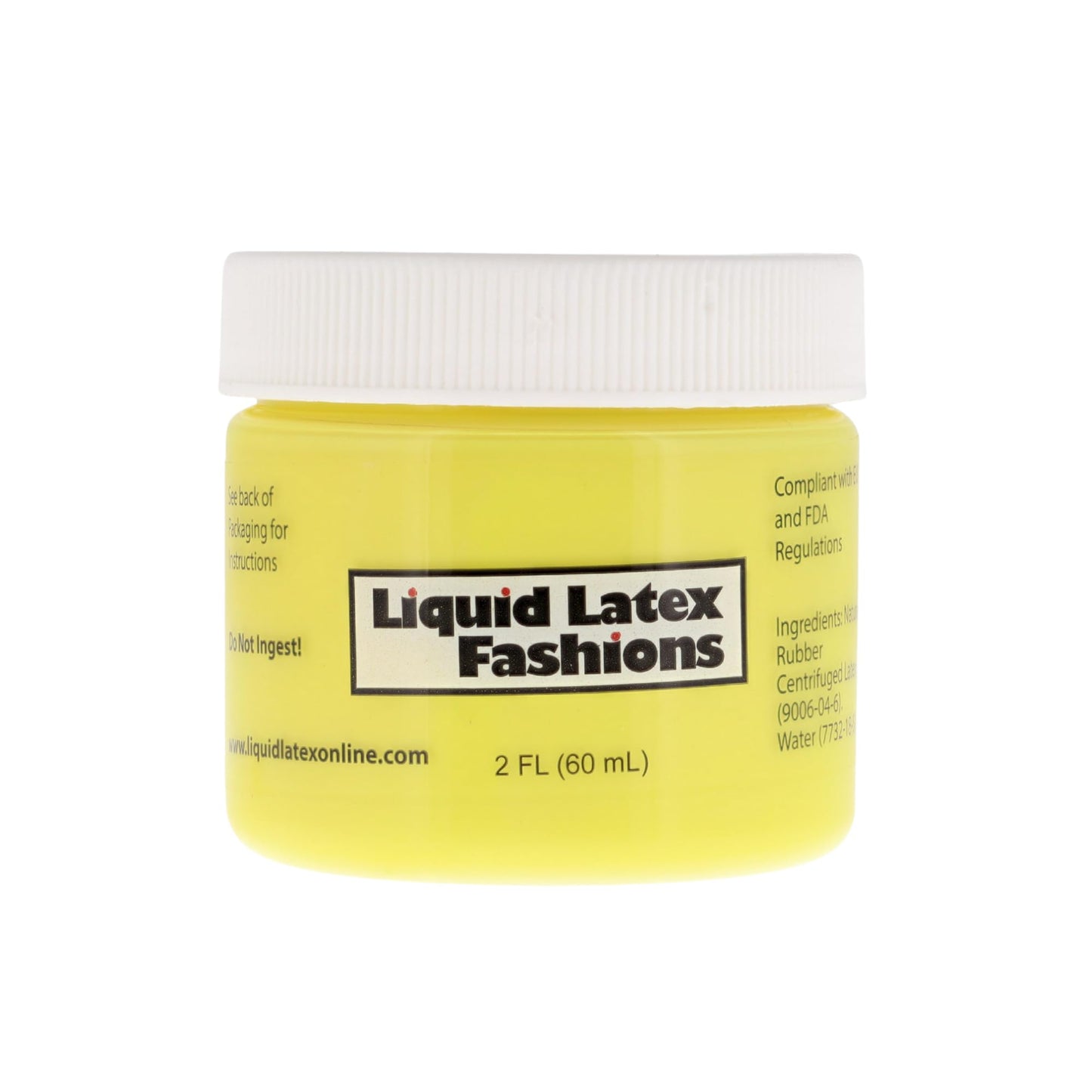 2-Pack Neon UV Liquid Latex Kit - Two 1oz Pink & Yellow, Glows Under UV/Blacklight, Includes 2 Precision Brushes, Perfect for Festivals, Raves, SFX