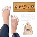 Toe Spacers for Women and Men, Bunion Corrector, Hammertoe Straightener and Plantar Fasciitis Relief, Latex-Free Medical-Grade Silicone Toe Separators Beauty & Personal Care Yoga Trapeze