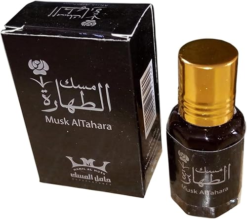 1 Bottle MUSK ALTAHARA Black Arabian Saudi Purity Oil Musk 1 x 5 ml = 0.16 ounce, Purity Musk Black ??? ??????? ????