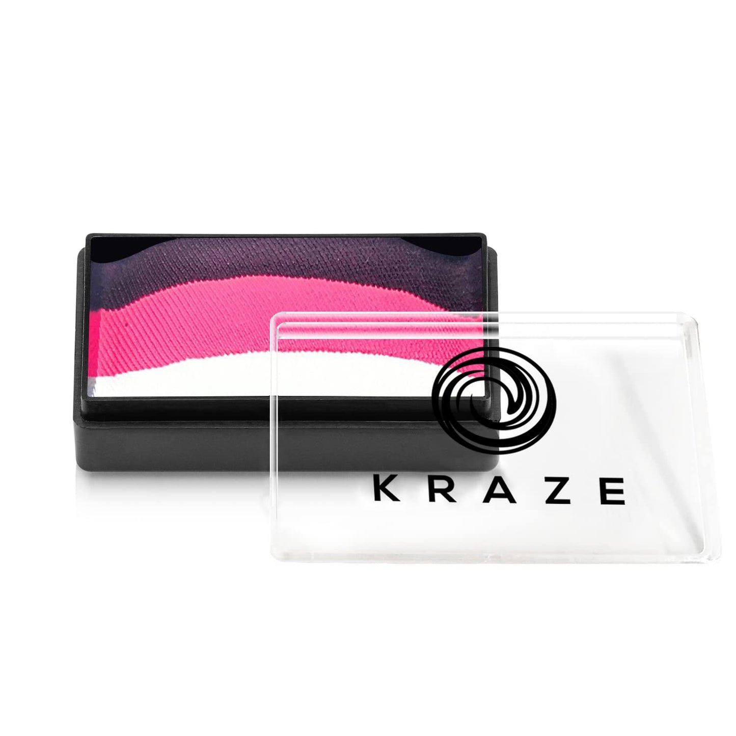 Kraze FX Dome Stroke - Deep Love (25 gm) by Jacqueline Howe Professional 1-Stroke Split Cake Hypoallergenic Non-Toxic Water Activated Face & Body