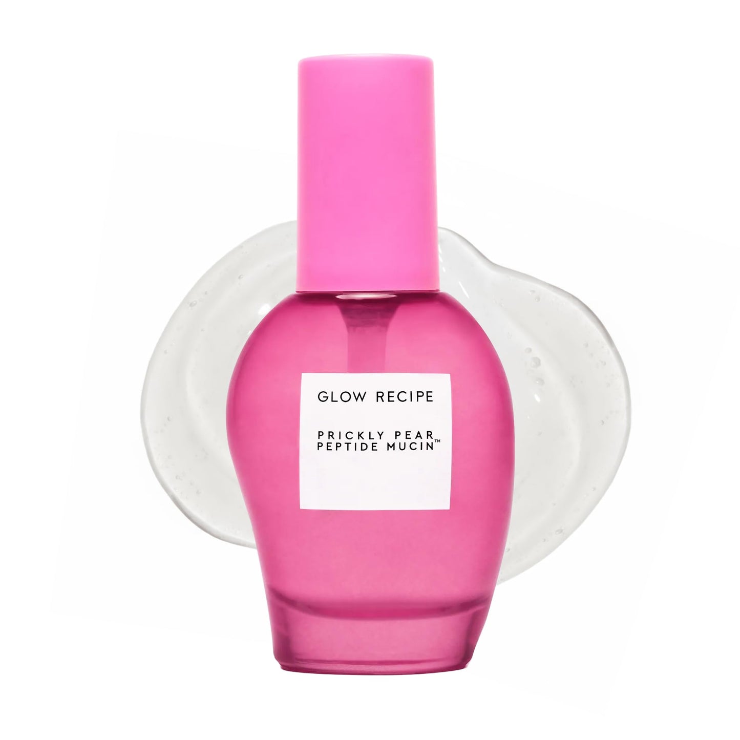 Glow Recipe Prickly Pear Peptide Mucin - Vegan "Snail" Mucin Face Serum to Hydrate & Repair Skin Barrier with Pore Refining Bio-Active Peptides & Deep