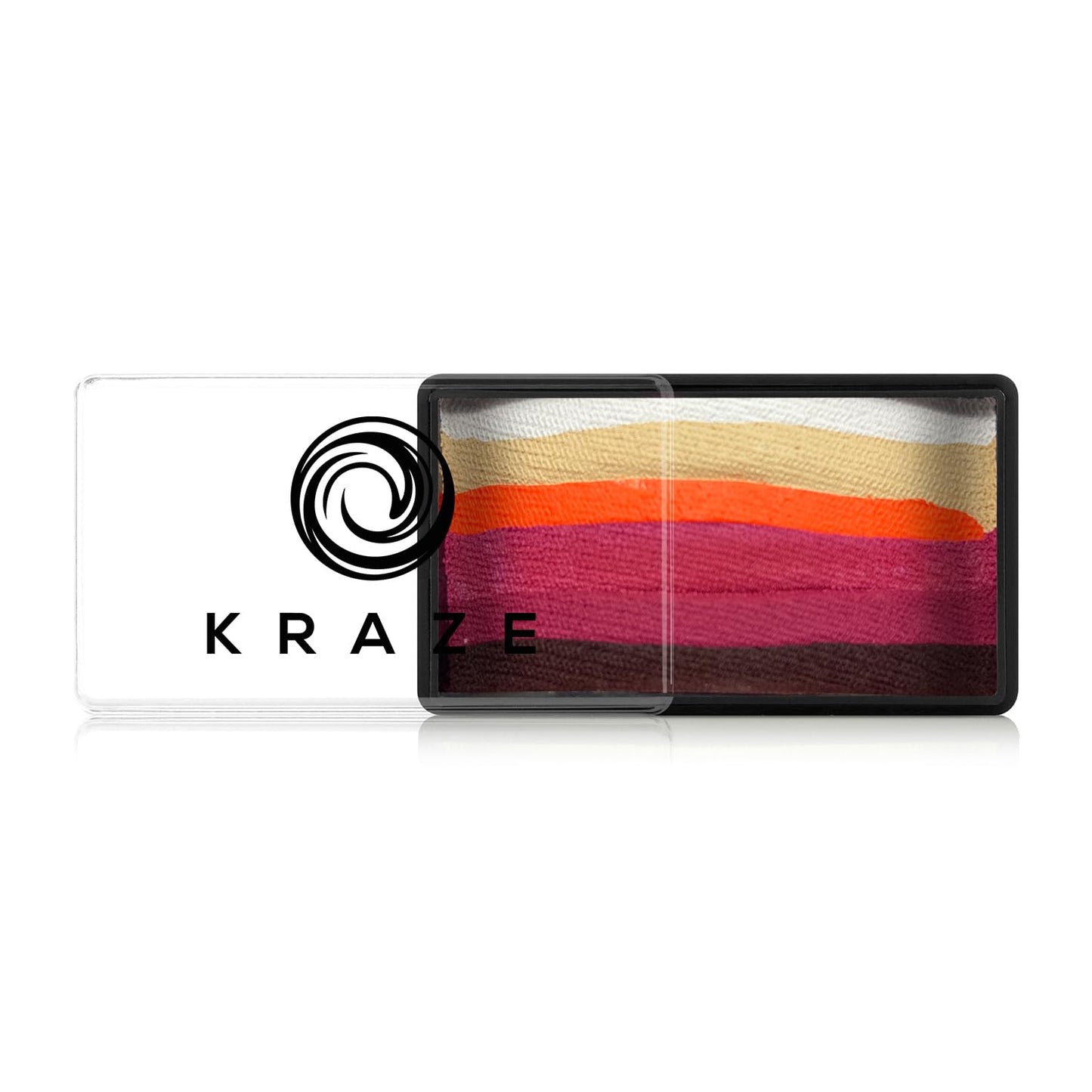 Kraze FX Dome Stroke - Romantic Lily by Linnea (25 gm), Professional 1-Stroke Split Cake, Hypoallergenic, Non-Toxic, Water Activated Face & Body