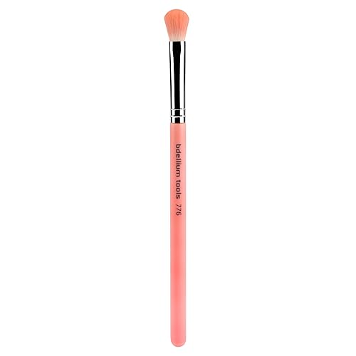 Bdellium Tools Professional Makeup Brush - Pink Bambu Series 776 Blending - With Soft Synthetic Fibers, For Shading & Blending Powder (Pink, 1pc)