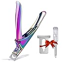 Chameleon Premium Adjustable Nail Clippers for Acrylic Nails, Stainless Steel Cutter Trimmer for Artificial Fake False Tips Manicure Sharp Blade Clip