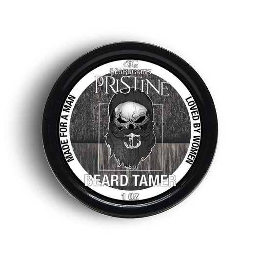 Beard Gains Organic Beard Tamer Tinted Wax: shape, style & groom facial hair with natural hold. Easy wash-out, all-day control. For all beard types
