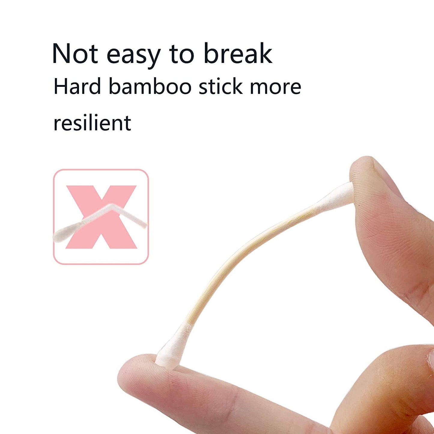 Bamboo Cotton Swabs, Wooden Cotton Swabs 1200pcs Beauty and Personal Care Quanzhou Chenchenchen E-Commerce Co.,Ltd