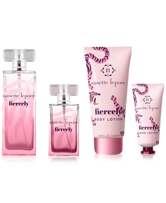 Nanette Lepore Fiercely 4 Piece Gift Set, 3.4 fl. oz. Beauty & Personal Care Nanette Lepore