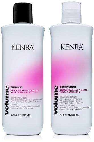 Kenra Professional Volume Shampoo & Conditioner Set | Creates Body, Bounce & Fullness | Increases Volume up to 45% | Adds Shine | Color Safe | Fine