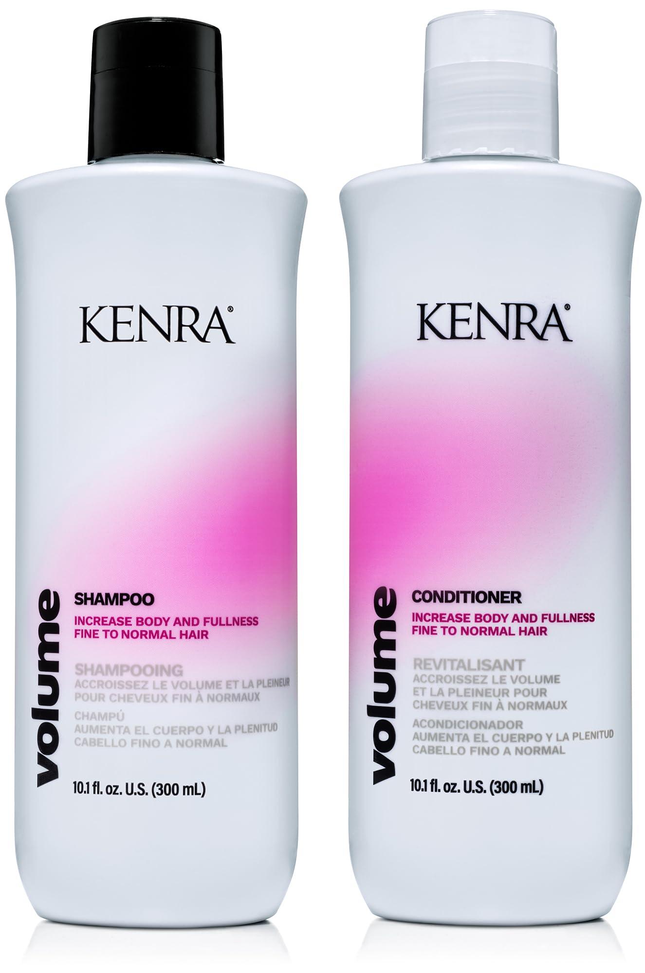 Kenra Professional Volume Shampoo & Conditioner Set | Creates Body, Bounce & Fullness | Increases Volume up to 45% | Adds Shine | Color Safe | Fine
