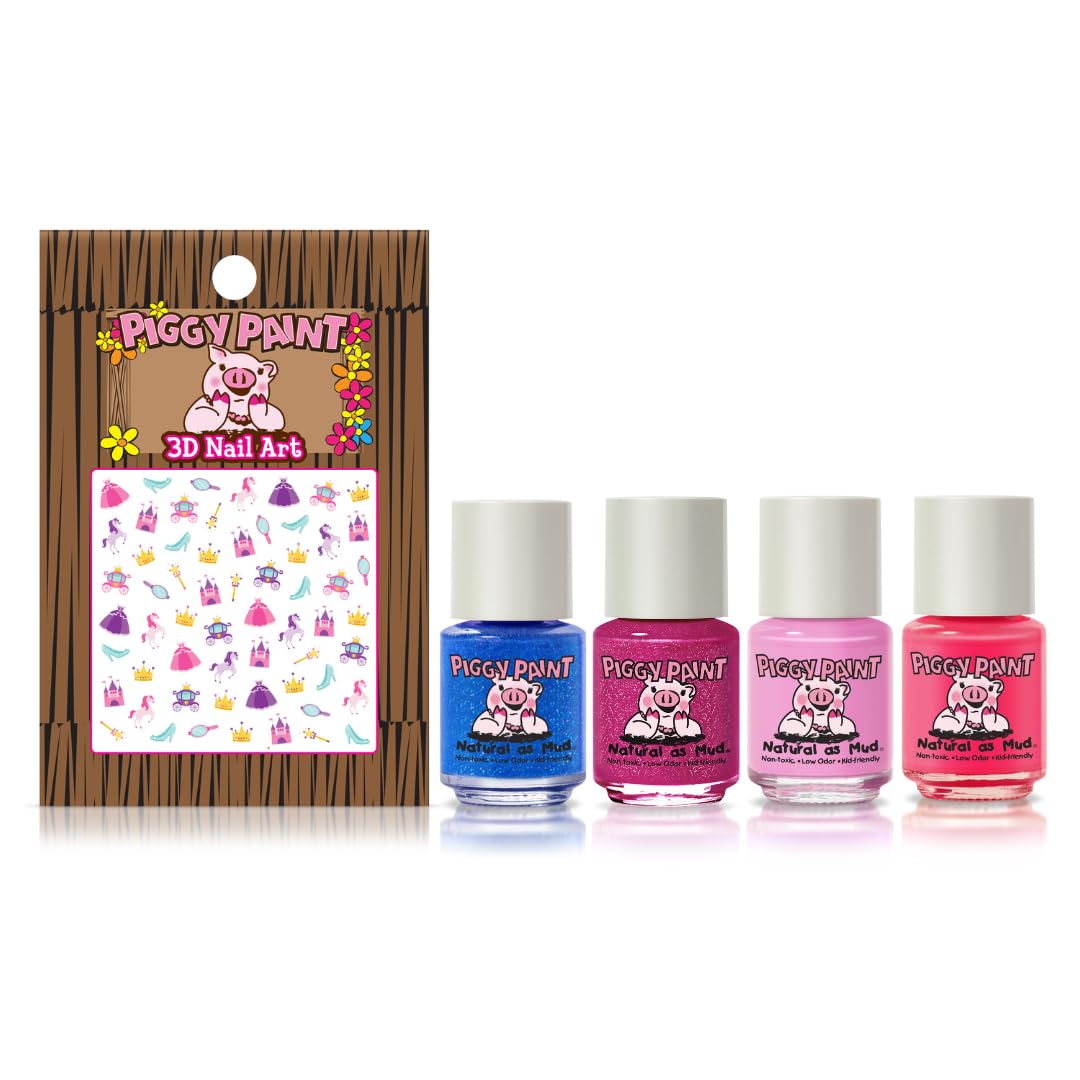 Piggy Paint Nail Polish - Non-Toxic Polish for Little Girls, Toddlers, & Kids, Water Based Formula, Safe, Cruelty Free, Vegan, & Natural, Durable Beauty & Personal Care Piggy Paint