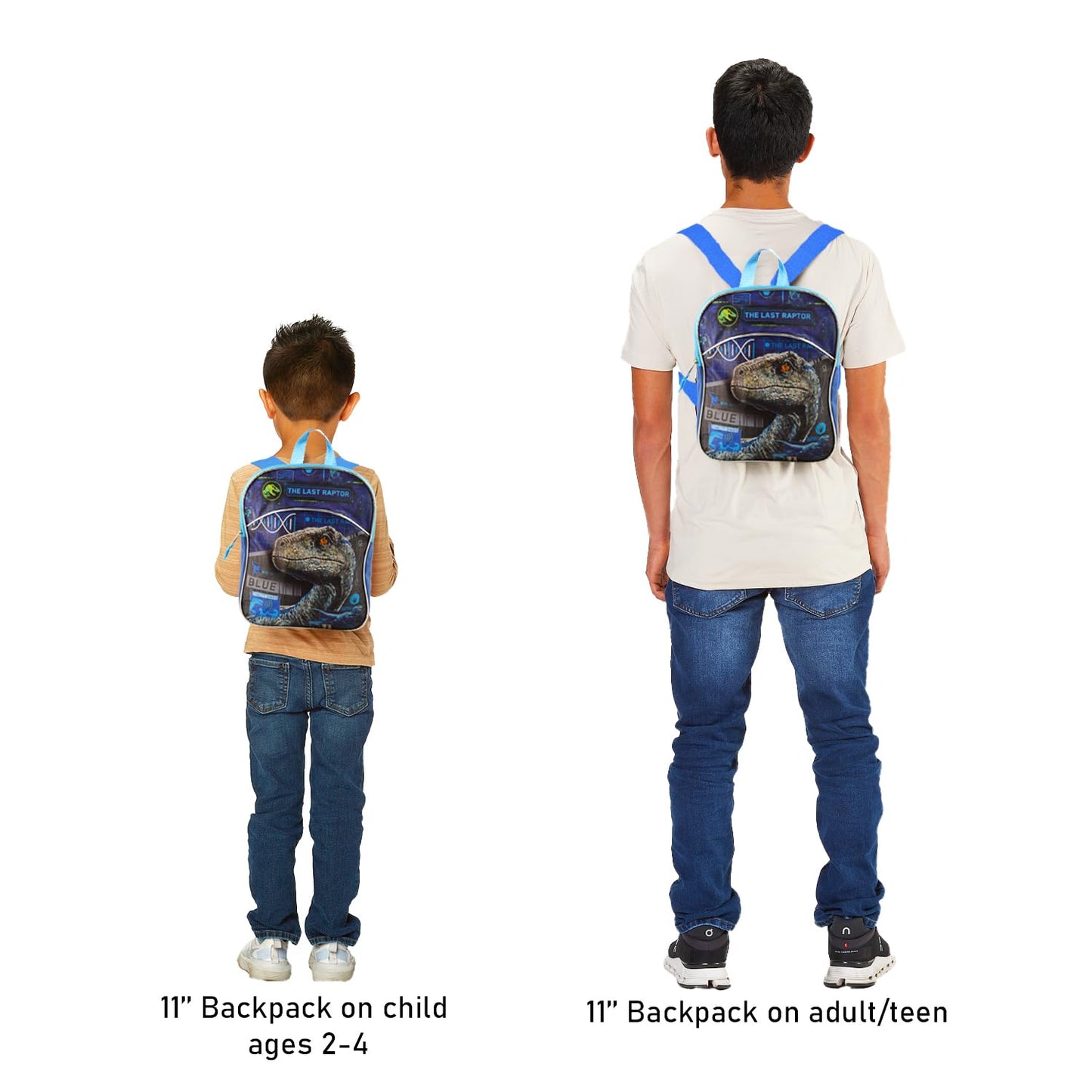 Jurassic World 11" Mini Backpack, Blue, One_Size (JUMIN)
