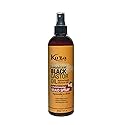 Kuza Jamaican Black Castor Oil Conditioning Braid Spray - Infused with Coconut Oil - for Braids, Locs, Twists and Natural Hair, 12 fl oz
