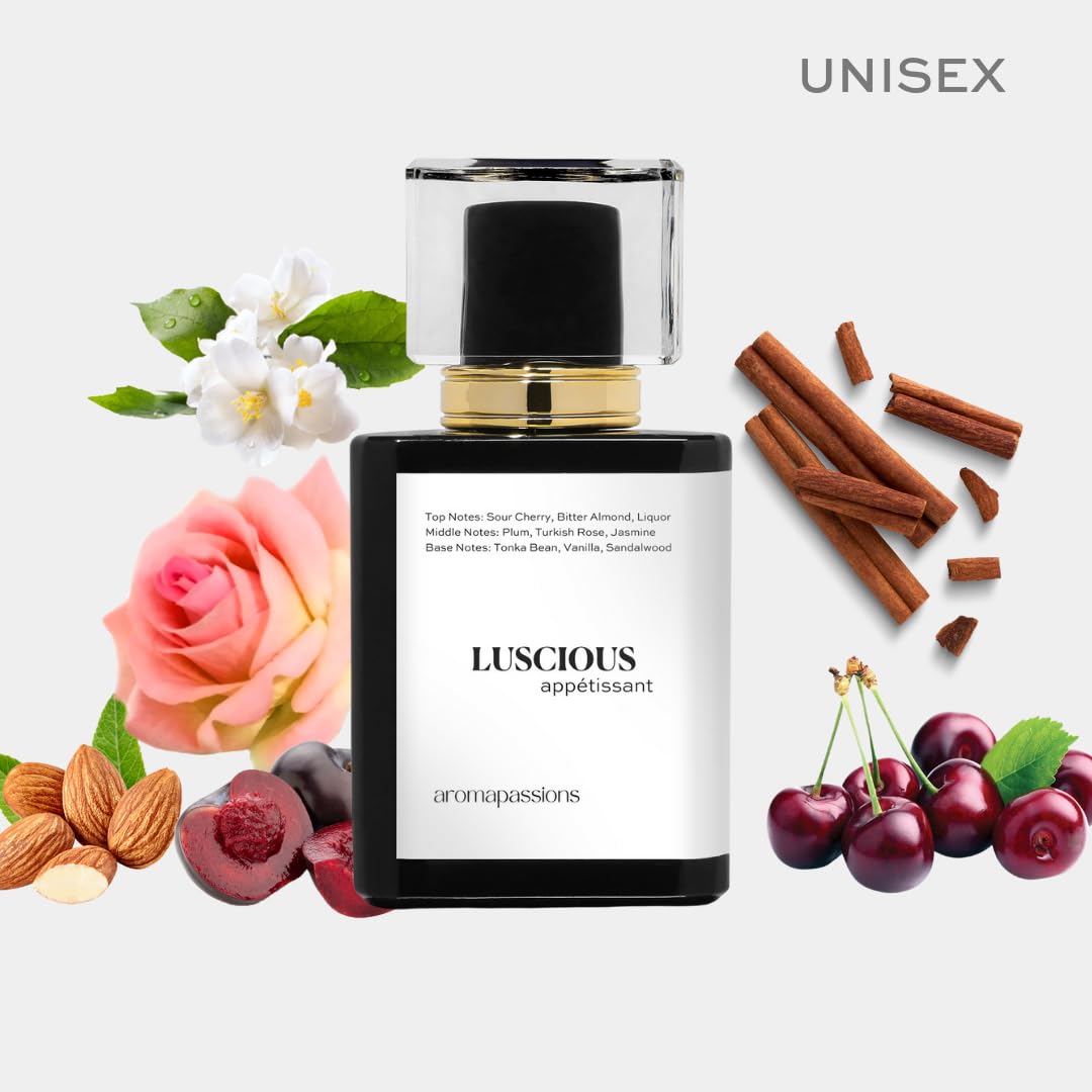 LUSCIOUS | Inspired by LOST CHERRY | Pheromone Perfume Cologne for Men and Women | Extrait De Parfum | Long Lasting Dupe Clone Essential Oil Fragrance
