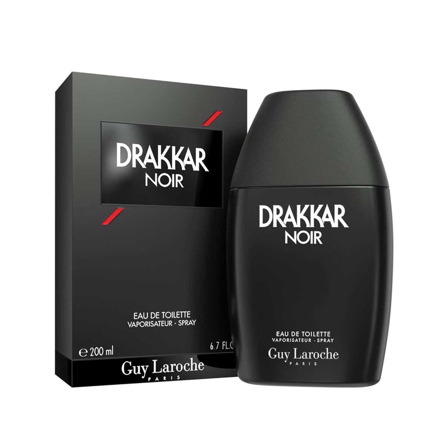 Guy Laroche Drakkar Noir, Iconic Designer Fragrance, Intense & Powerful Eau de Toilette, Fougere Blend & Aromatic Spices, Long Lasting Mens Cologne
