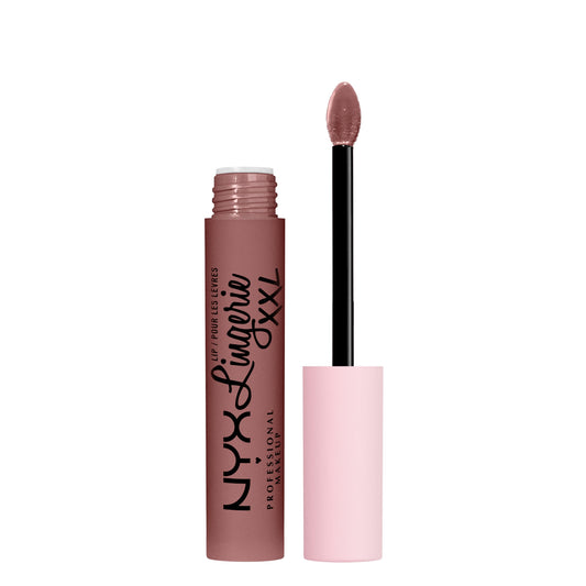 NYX PROFESSIONAL MAKEUP Lip Lingerie XXL Matte Liquid Lipstick - Unhooked (Grey Toned Beige) Beauty & Personal Care NYX PROFESSIONAL MAKEUP