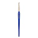 Bdellium Tools Professional Makeup Brush - Golden Triangle 760 Liner/Brow - With All Vegan and Soft Synthetic Fibers, For Eyes & Brows (Blue, 1pc)