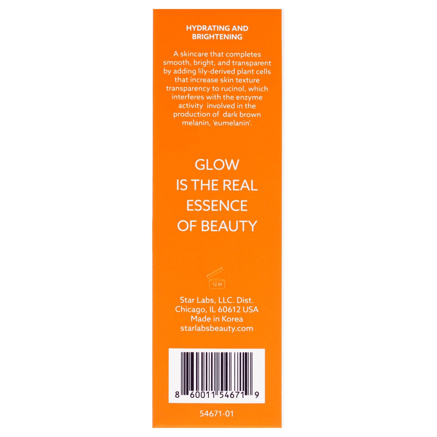 Starlabs Glow Spot Corrector K-Beauty Dark Spot Corrector Rucinol Lily Extract 30ml 1oz Korean Beauty