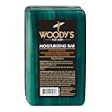 Woody's 3-in-1 Moisturizing Bar for Men, For Hair, Shave, and Body, All-Purpose Massage Bar Soap, Gentle Massage, Adds Moisture, for All Hair and Skin