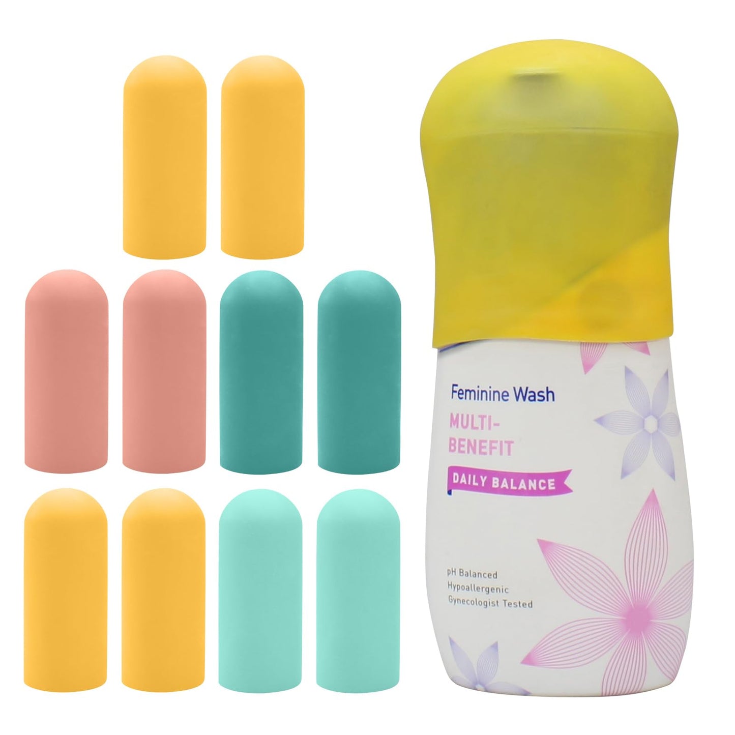 TRANOMOS 21 Pack Leak Proof Sleeves for Travel Container, Toiletry Covers for Leak Proofing in Luggage, Silicone Travel Bottles Leak Proof Tool Fits Beauty and Personal Care TRANOMOS Default Title