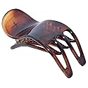 Parcelona French Simply Bear Paw Medium 3” Celluloid Non Slip Side Slide In Jaw Yoga for Fine Hair Fashion Durable Styling Women Hair Accessories Claw