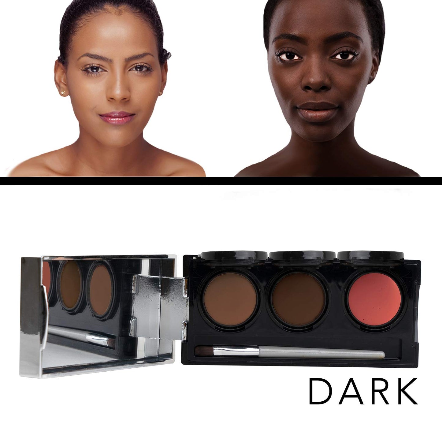 Dermaflage Tattoo Cover Up Makeup (Dark) - Bruise Full Coverage Concealer - Full Coverage Waterproof Concealer for Bruise, Scars & Acne - Smudge Proof