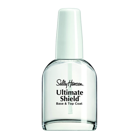 Sally Hansen Nail Treatment Ultimate Shield® Base & Top Coat | Strengthens & Protects Nails | Long-Lasting Clear Finish | Nail Strengthener