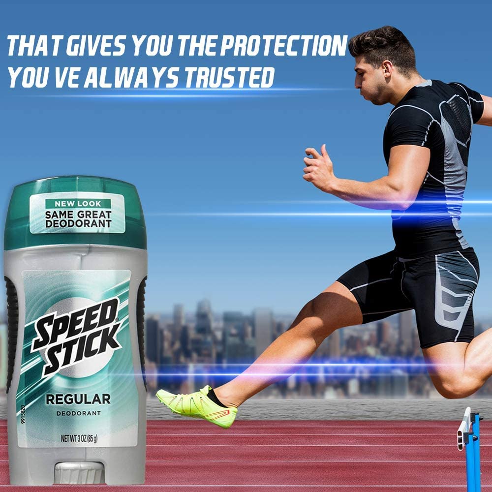 Menn Speed Stick Regular Size 3 Ounce (Pack of 4)