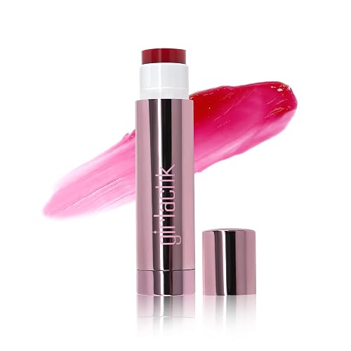Girlactik Jello Gloss Balm - Hydrating Lip Gloss with Natural Shine, Pink Lemonade Scent, Moisturizing, and Smooth, Perfect for Everyday Lip Care with