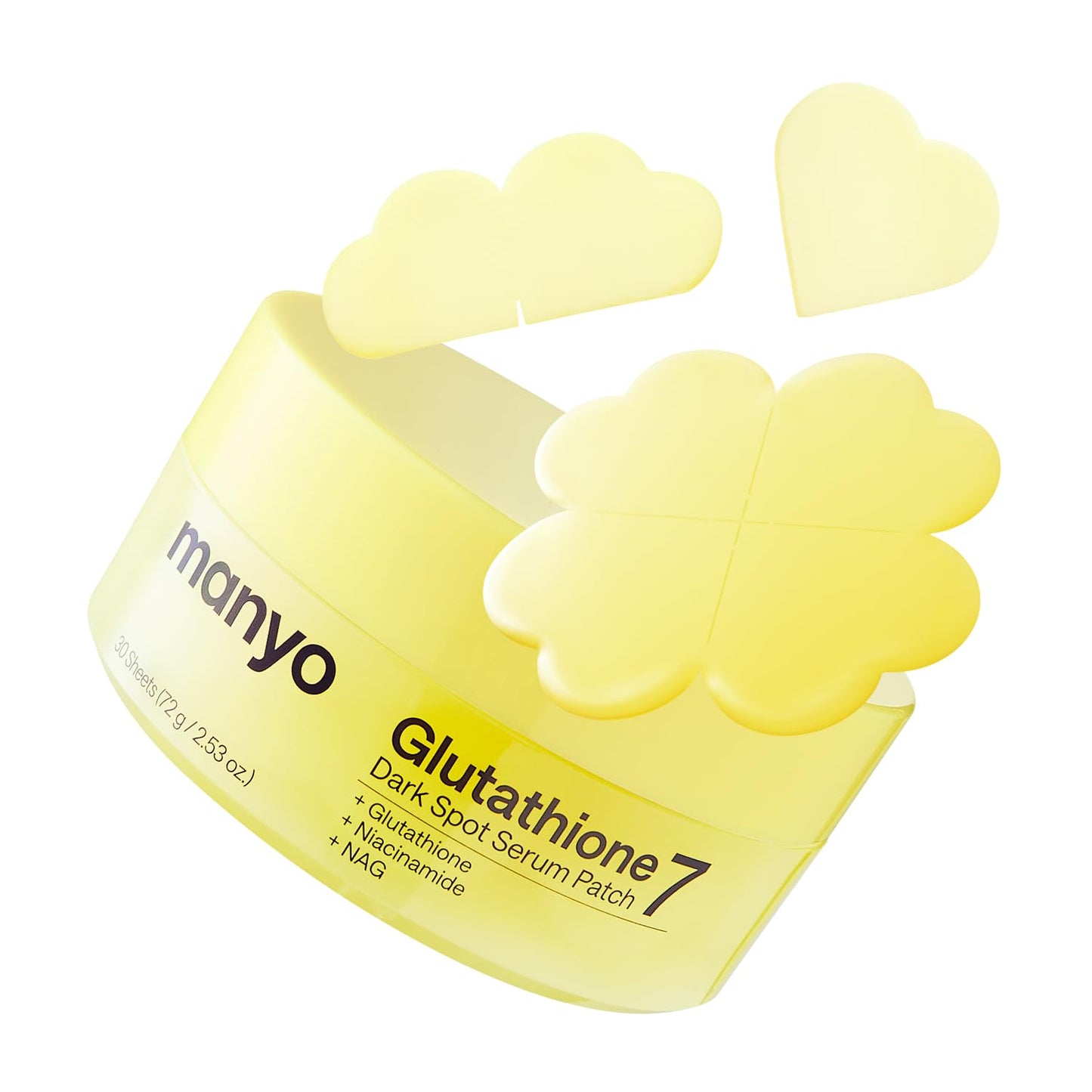 MANYO Glutathione 7 Dark Spot Serum Patch, Gel Dark Spot Patches for Face, Uneven Skin Tone & Radiance Booster, Korean Skincare, 30 Count Beauty and Personal Care ma:nyo Default Title
