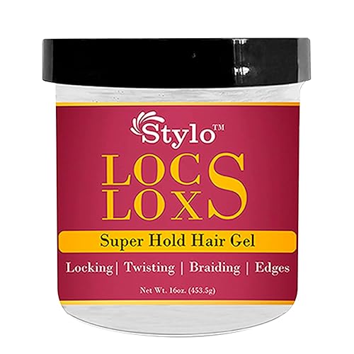 J. AMILA Styling Gel, 16oz - High Hold Loc Gel for Dreads and Braids, Locking, Twisting, and Braiding Hair Gel, Nourishing Vitamin B5 and Aloe Vera