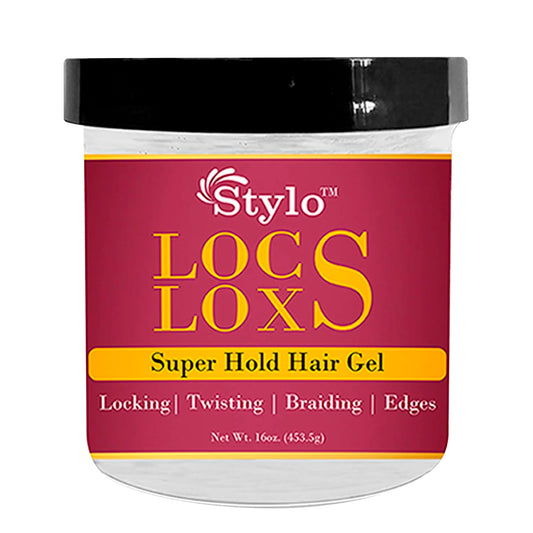 J. AMILA Styling Gel, 16oz - High Hold Loc Gel for Dreads and Braids, Locking, Twisting, and Braiding Hair Gel, Nourishing Vitamin B5 and Aloe Vera