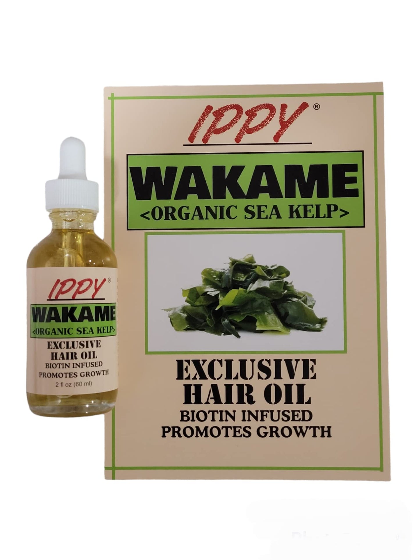 NI-SHI by IPPY Wakame Organic Sea Kelp Exclusive Hair Oil 2 Fl oz